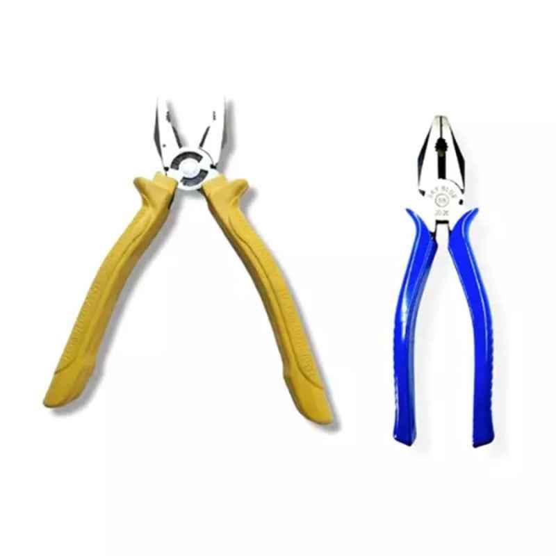 Sky Blue 2 Pcs 7.8 inch Lineman Plier Combo, SBE_PLIER_COMBO_MOD_01710