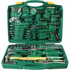 Malfah Enterprises 110180 Green Silver & Black Domestic Tool KitSet