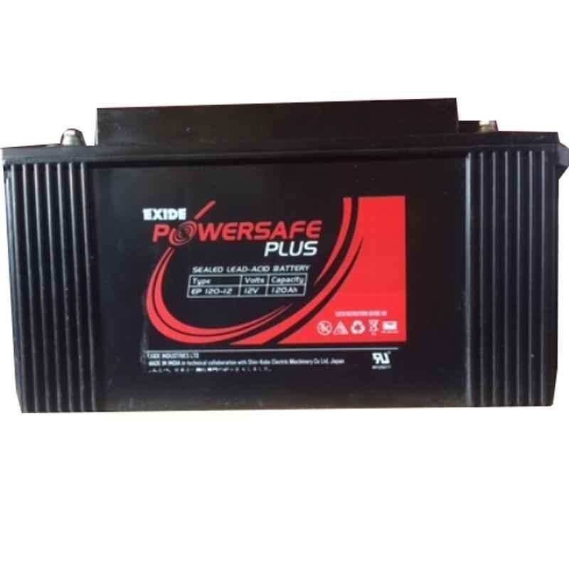 Buy Exide Powersafe Plus 120Ah 12V Sealed Lead Acid Battery, EP 120-12  Online At Price ₹12899