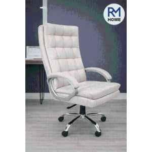 RM HOME Sera Premium Leather High Back Beige Executive Chair