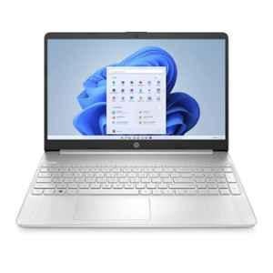 HP 15S-FQ5186TU Natural Silver Laptop with Intel Core i3-1215U Processor/8GB DDR4 RAM/512GB PCIe NVMe M.2 SSD/Intel UHD Graphics & 15.6inch FHD Display