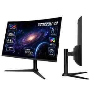 Acer Nitro XZ322QU V3 31.5 inch 2560x1440p WQHD Curved Gaming Monitor with AMD FreeSync, 1500R VisionCare & HDR 400, UM.JX0SI.301