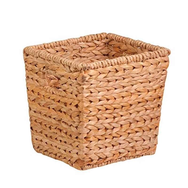 Honey-Can-Do Banana Leaf Natural Square Medium Basket, STO-02886