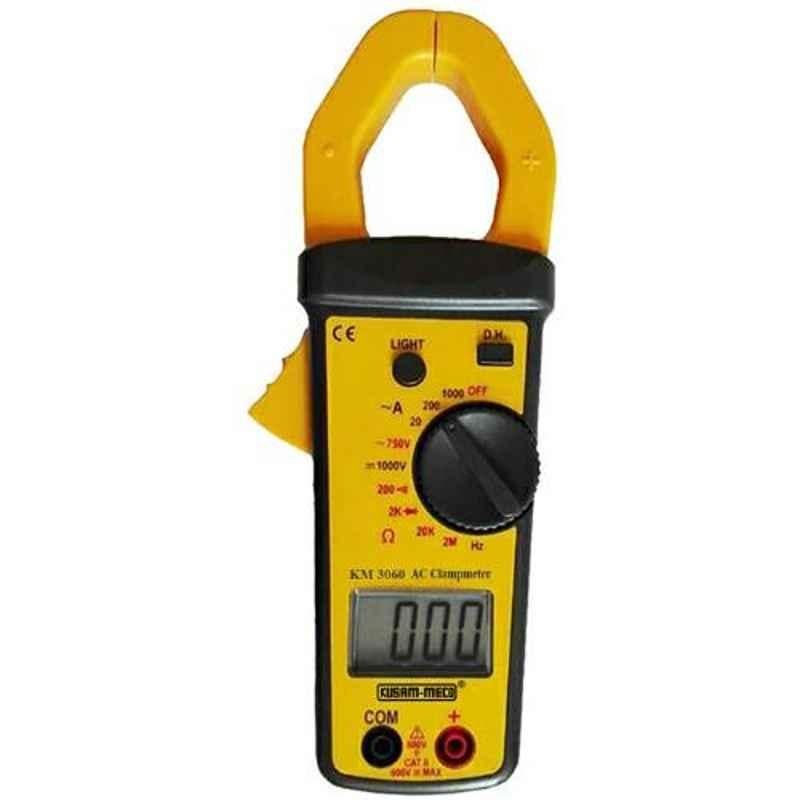 Kusum Meco KM 3060 465g Automatic 1000A AC Digital Clamp meter