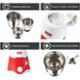 Fogger 500W Red & White Mixer Grinder with 3 Jars, SBI00093