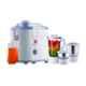 Bajaj 450W JX 10 White Juicer Mixer Grinder