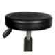 Rajpura Black Chrome Base Metal Cushion Bar Stool with Footrest