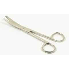 Forgesy 7 inch Stainless Steel 320 Silver Curved Sharp Dressing Surgical Scissor
