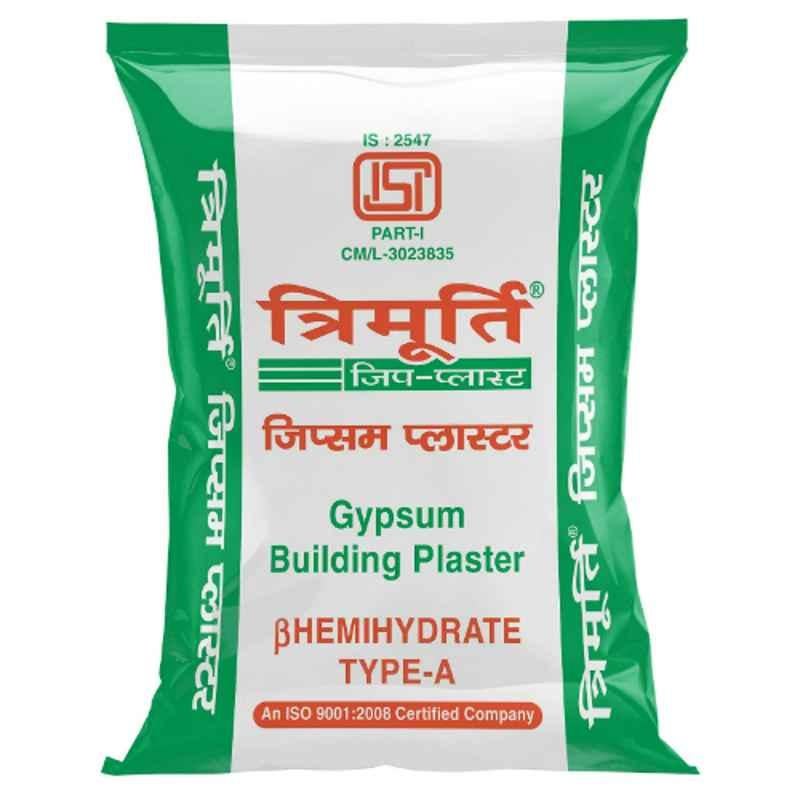 Trimurti 40kg White POP Gypsum Plaster, GP40KG