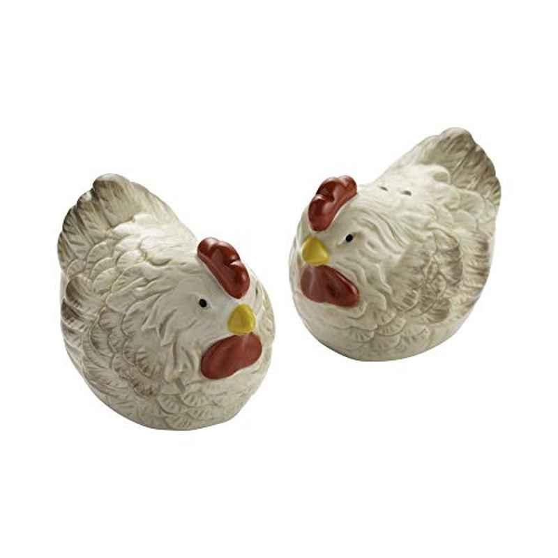 Price & Kensington Dolomite Country Hens Printed Salt & Pepper Set