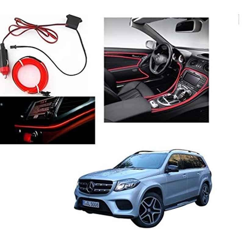 Kozdiko 12V Red Car Interior Decor Neon Strip Light for Mercedes Benz Gls-Class