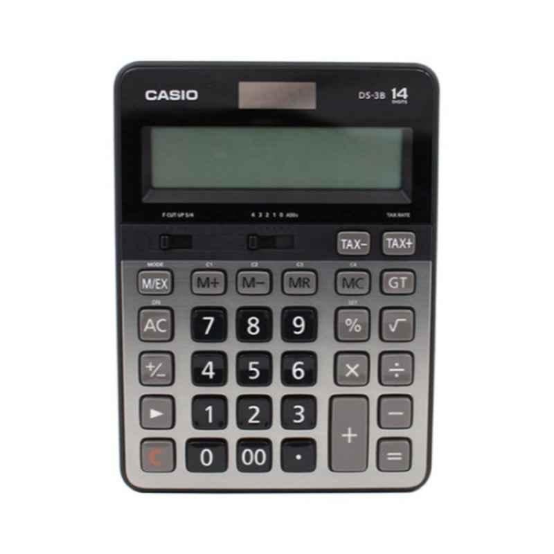 Casio 4971850094180 189.5x140x40mm Plastic Black & Grey 14 Digit Financial & Business Calculator