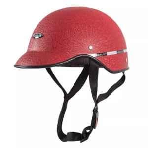 Habsolite HB-MWR Open Face No Isi Ceritifed Red Men & Women Fabric Eabs Plastic Polybarbonate Extra Large Riding, Cycling, Trekking, Climbing, Site Visit Helmet