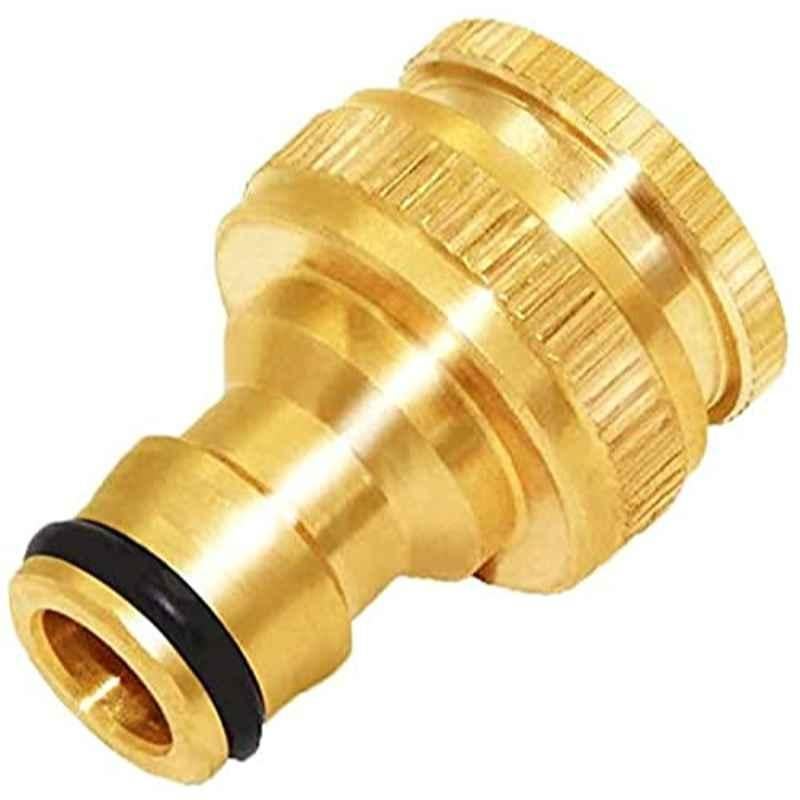 1/2x3/4 inch Brass 2-in-1 Female Threaded Faucet Nozzle Hose Tap Connector
