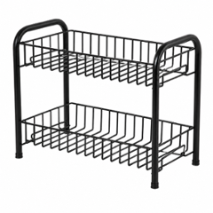 Niskoware Stainless Steel 2-Tier Spice Rack Space Saving & Multipurpose Organizer for Kitchen