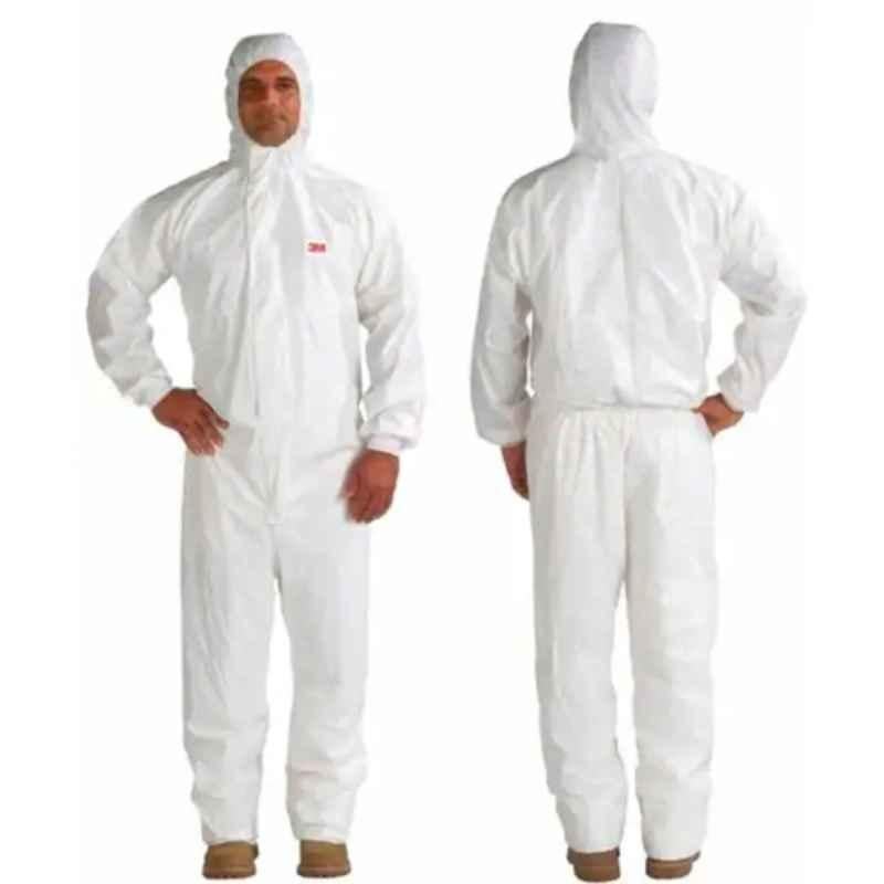 3M White Protective Coverall, Size: 3XL, 4545