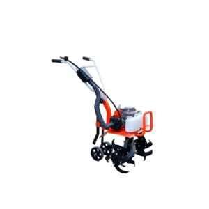 CAM 3HP 62cc 2 Stroke Petrol Engine Mini Power Tiller with 16 Carbon Steel Blades for Cultivating, Tilling & Weeding