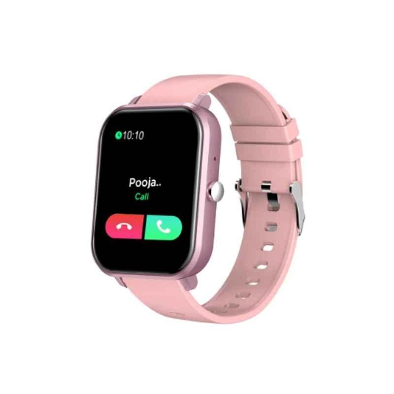 Ptron Force X11 Pink Heart Rate Tracker Smartwatch