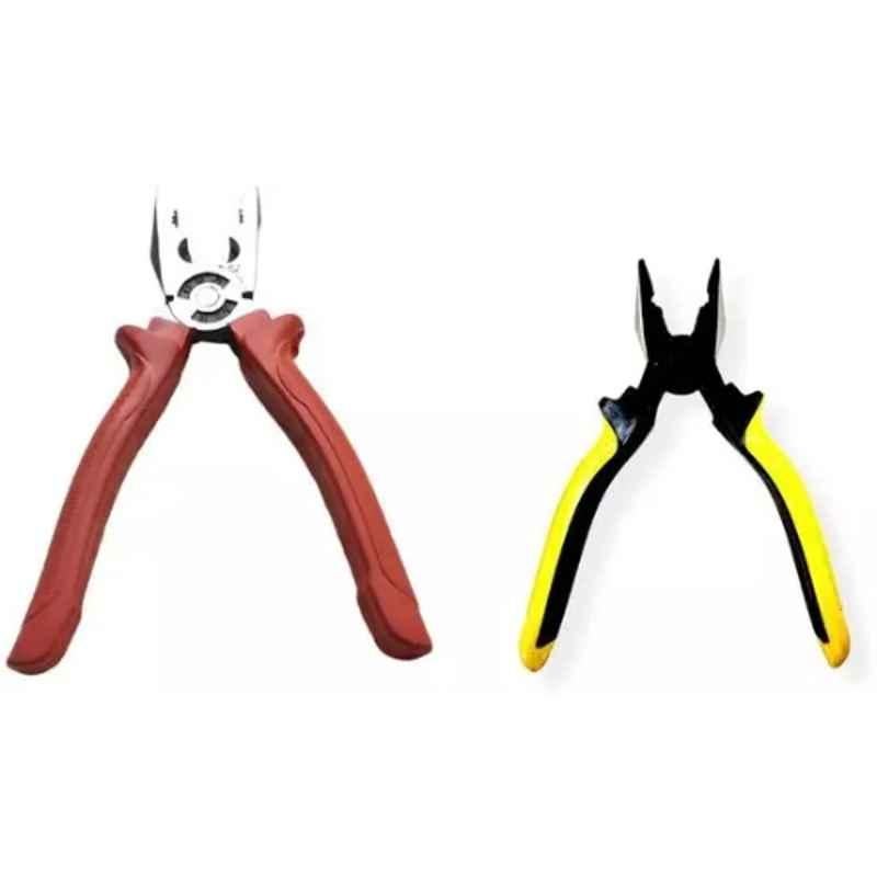 Sky Blue 2 Pcs 7.8 inch Lineman Plier Combo, SBE_PLIER_COMBO_MOD_01102