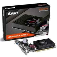 Foxin FGC 610 2GB DDR3 64 bit Black Graphics Card with Heatsink Cooling Fan, VGA, HDMI & DVI Port