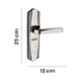 Sardar Brezza 7 Inch Grey Stainless Steel Mortise Door Lock Set