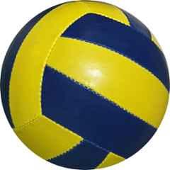 Sporty Volleyball BLUE AND YELLOW PLAIN. Volleyball, Size: 5 (Standard)
