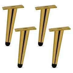 Plantex Heavy Duty Stainless Steel 6 inch Sofa Leg/Bed Furniture Leg Pair for Home/Furniture Sofa Legs for Table/Support Legs/Furniture Leg Gold Set of 4 Pcs