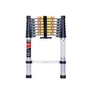 Aardwolf Quickfit 9 Step 8.5ft  Heavy Duty Aluminium Foldable Telescopic Ladder, AQT-026