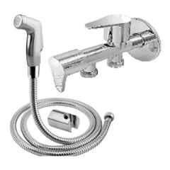 Fastgear Fusion ABS Silver Glossy Finish Health Faucet Set, FG3247