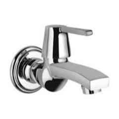 Hindware Barrel Neo Chrome Brass Bib Cock with Wall Flange, F390003