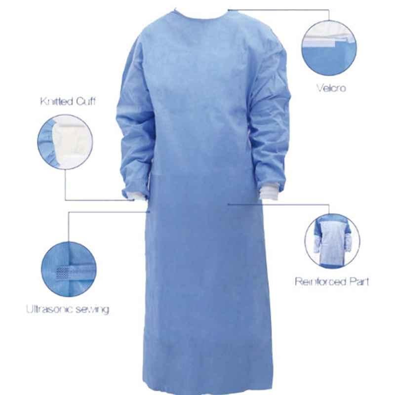 Full Sleeve Disposable Surgical Gown, Size : M, Pattern : Plain at Rs 35 /  Piece in Greater Noida