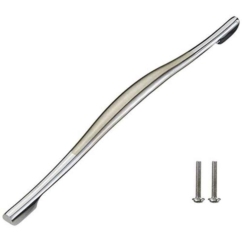 Aquieen 288mm Malleable Two Tone Wardrobe Cabinet Pull Handle, CB56-288 (Pack of 2)