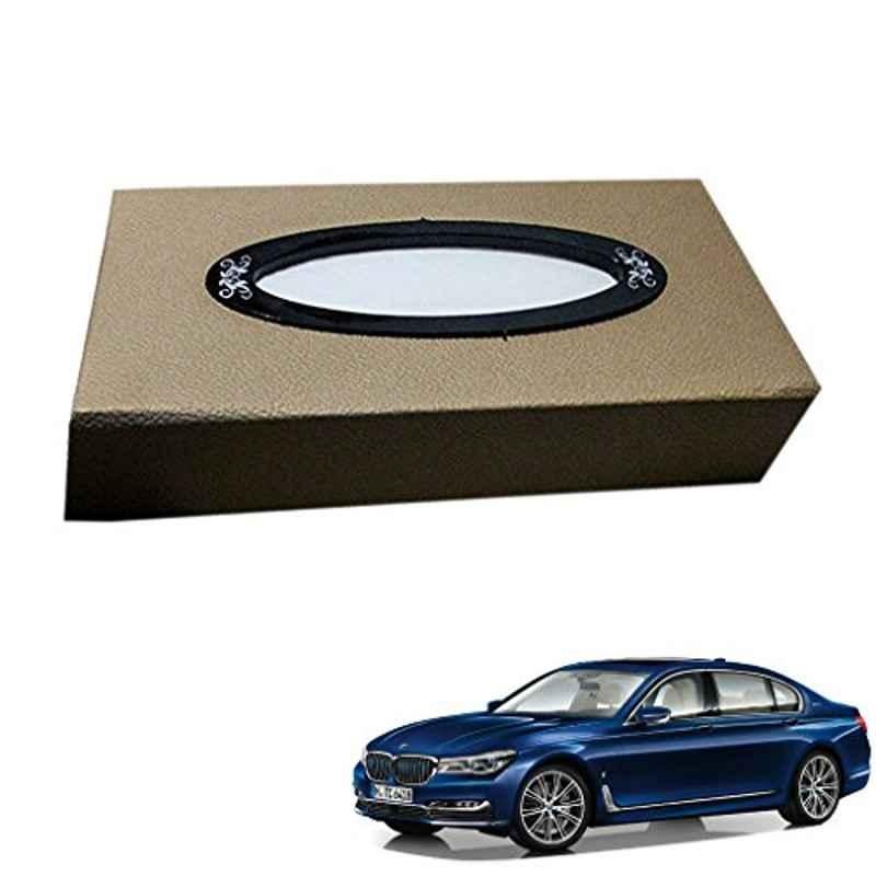 Kozdiko 200 Sheets 100 Pulls Beige Tissue Paper Box for BMW 7 Series, kozd_7396