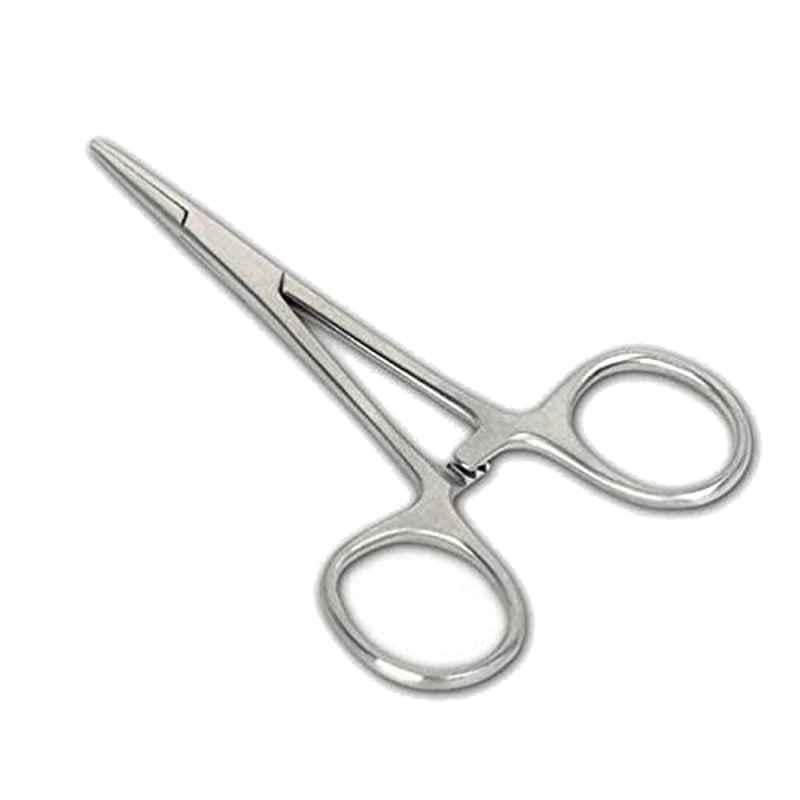 Forgesy NEO19 5 inch Silver Stainless Steel Straight Mosquito Forceps