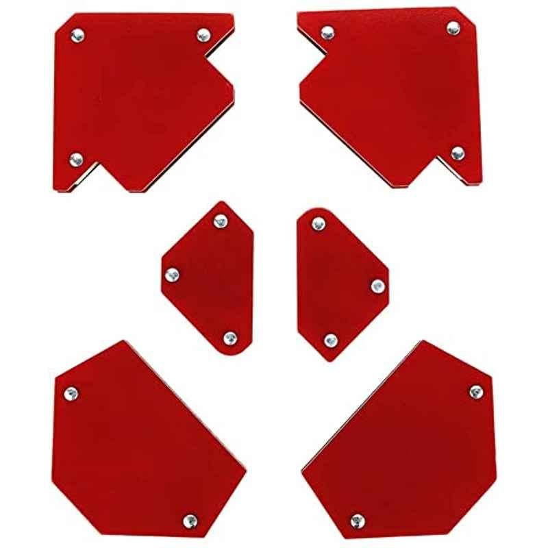 Abbasali Magnetic Welding Holder 2-Arrow 2-Hexagon 2-Mini Welder Magnets Tool 6Pc/Set, Holds 6 Angles 30� 45� 60� 75� 90� 135� And Up To 25 Poundweight
