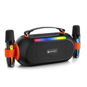 Portronics Apollo 20 25W Black Bluetooth Speaker with Dual Wireless Karaoke Mic, POR 2736