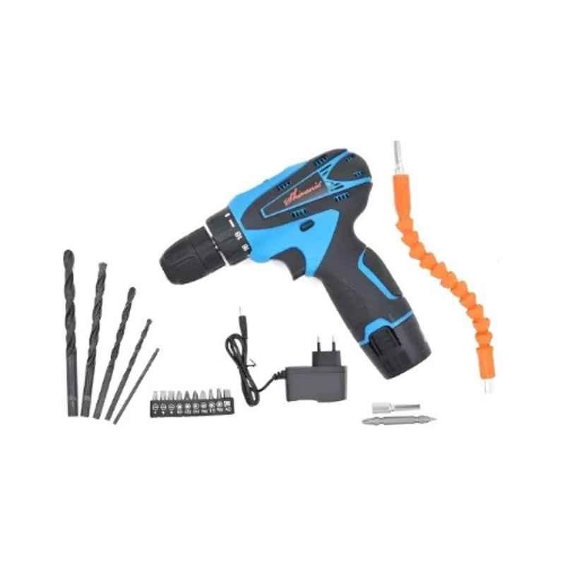 Imported 10mm 12V Cordless Drill Machine with Bit Screw Drivers Set AB SI 20233086