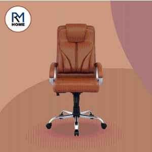 RM HOME Jones Leather High Back Multicolor Executive Chair