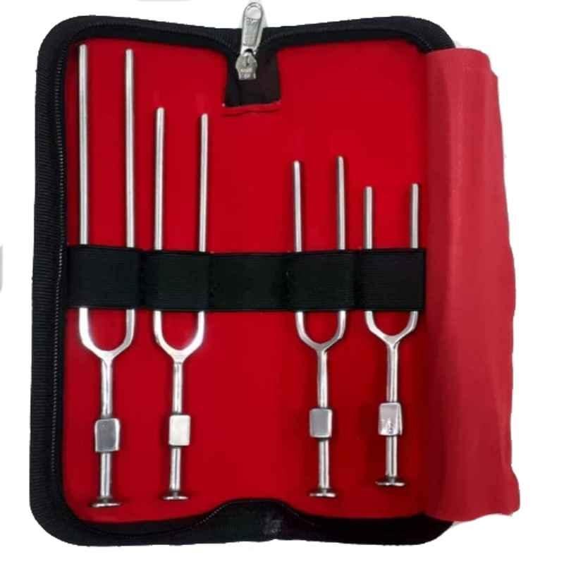 Forgesy 4 Pcs Stainless Steel Tuning Fork Set, X104