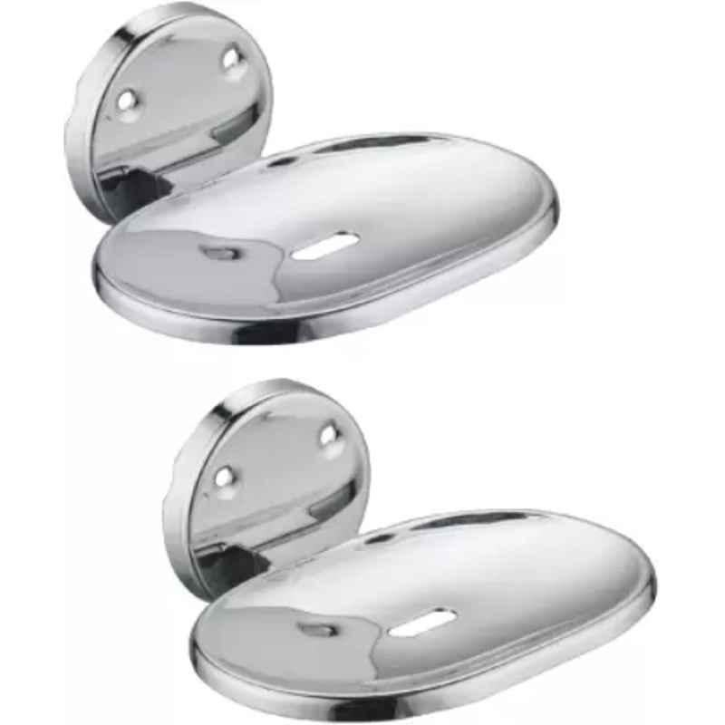 Prestige Stainless Steel 304 Wall Mount Soap Dish (Pack of 2)