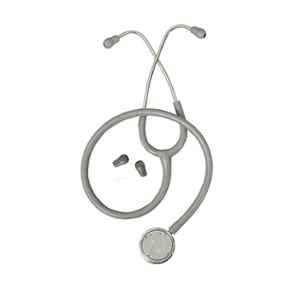 Acure Deluxe Stainless Steel Grey Dual Head Acoustic Stethoscope, ACR_STSCP_02