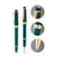 Cross Bailey Black Ink Green Resin & Gold Tone Finish Roller Ball Pen with 1 Pc Black Gel Ink Tip Set, AT0745-12