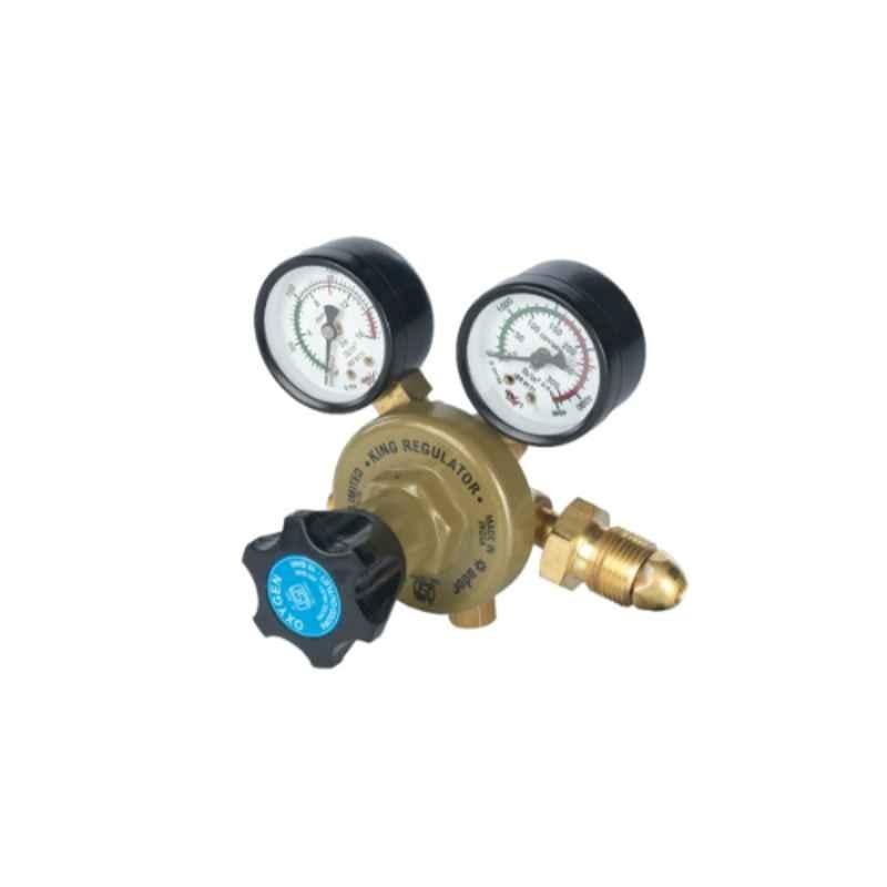 Ador Welding King 250lpm Single Stage LPG Gas Regulator with Two Gauges, S10.64.510.0065