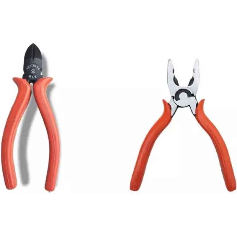 Sky Blue 2 Pcs 7.8 inch Lineman Plier Combo, SBE_PLIER_0605