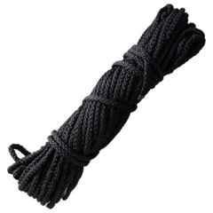 AllExtreme EXRLBL1 28m Black High Strength Leg Guard Synthetic Towing Securing Rope