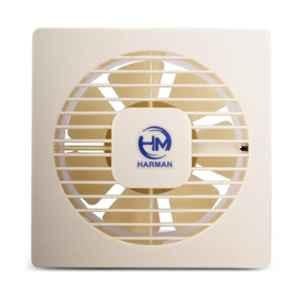 HM Wave 25W 6 inch 1700rpm ABS Ivory Exhaust Fan with Copper Motor, Sweep: 150 mm