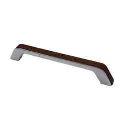 RAB 288mm Zinc Chrome & Wenge Drawer Pull Handle, AV2 (Pack of 2)
