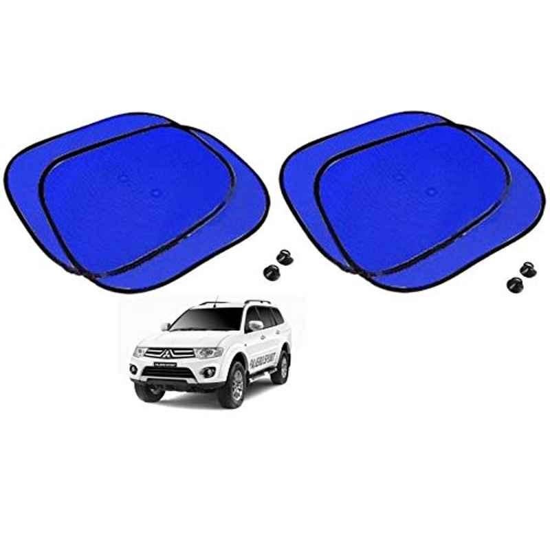Kozdiko 4 Pcs Blue Chipkoo Car Window Sunshade Curtain Set for Mitsubishi Pajero Sport, koz_82933