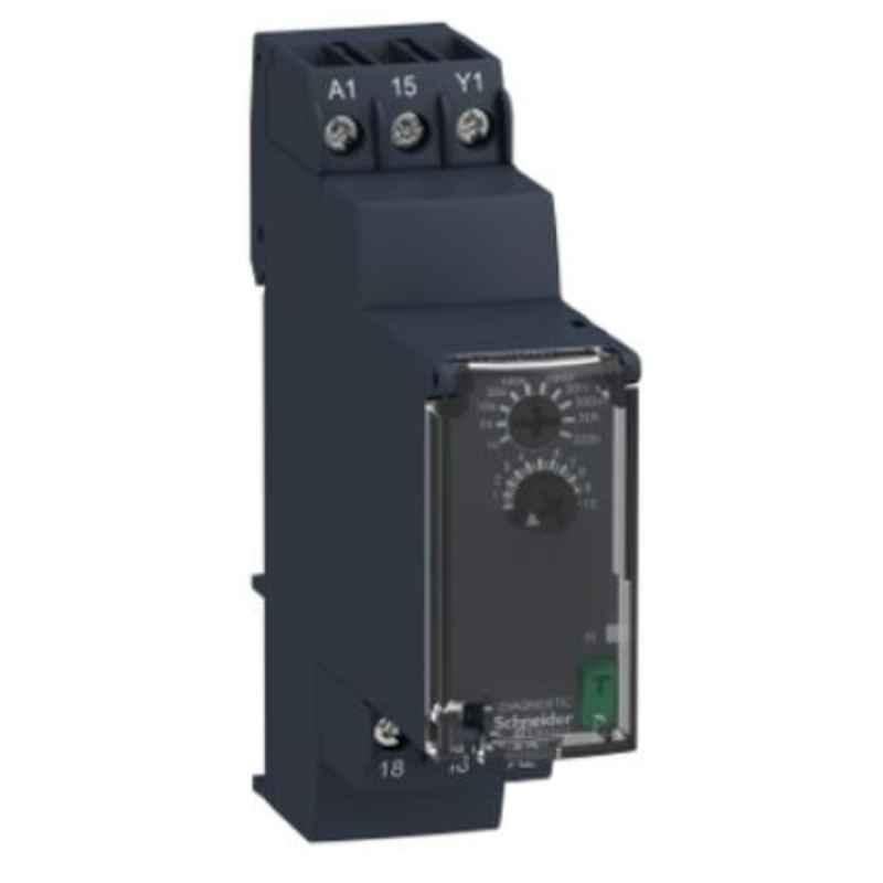 Schneider 24-240 VAC/DC 1 C/O Symmetrical Flashing Timing Relay, RE22R1DMR