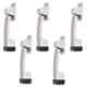 Atom DS001 Chrome Plated Silver Satin Finish Door Stopper (Pack of 5)